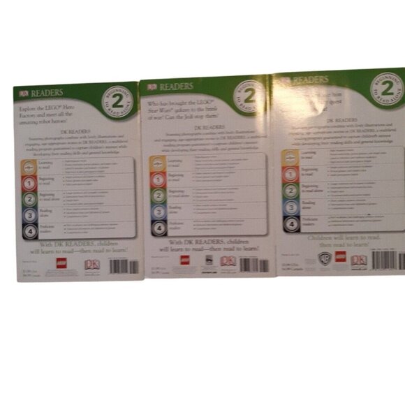 Lego Readers Level 2 Book Lot: Hero Factory Star Wars Phantom Menace & Ninjago A - Picture 3 of 6